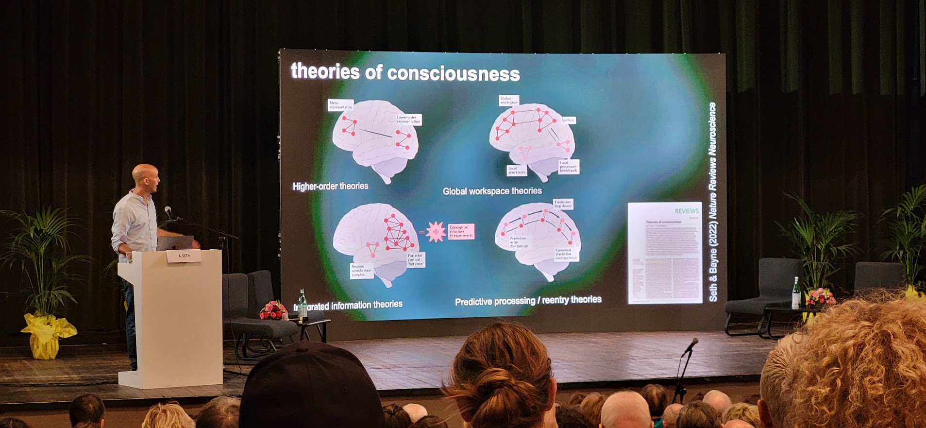 Anil Seth, The Science of Consciousness, Taormina, 2023